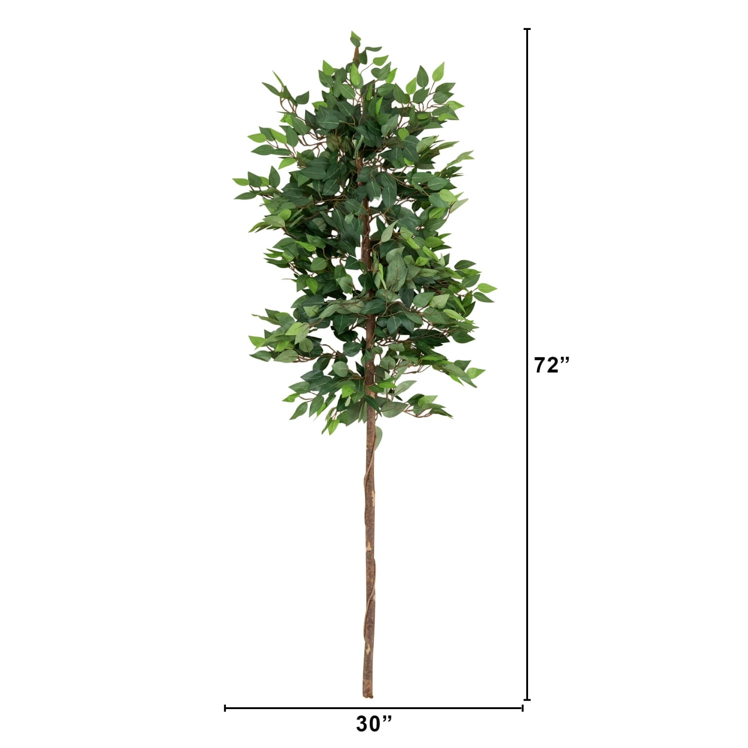 6’ Artificial Ficus Tree (No Pot) 5 6’ Artificial Ficus Tree (No Pot) - Image 3