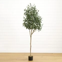 6’ Artificial Olive Tree -Artificial Flowers Sale artificial 6 artificial olive tree tree nearly natural 851103