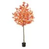 6' Autumn Maple Artificial Tree 2 6' Autumn Maple Artificial Tree -Artificial Flowers Sale artificial 6 autumn maple artificial tree nearly natural orange 614450
