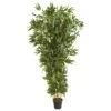 6’ Bamboo Artificial Tree (Real Touch) UV Resistant (Indoor/Outdoor) -Artificial Flowers Sale artificial 6 bamboo artificial tree real touch uv resistant indooroutdoor nearly natural 704419