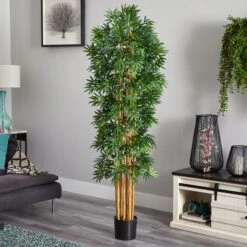 6' Bamboo Japanica Silk Tree -Artificial Flowers Sale artificial 6 bamboo japanica silk tree nearly natural 977771