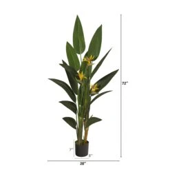6’ Bird Of Paradise Artificial Plant 7 6’ Bird Of Paradise Artificial Plant -Artificial Flowers Sale artificial 6 bird of paradise artificial plant nearly natural 874908