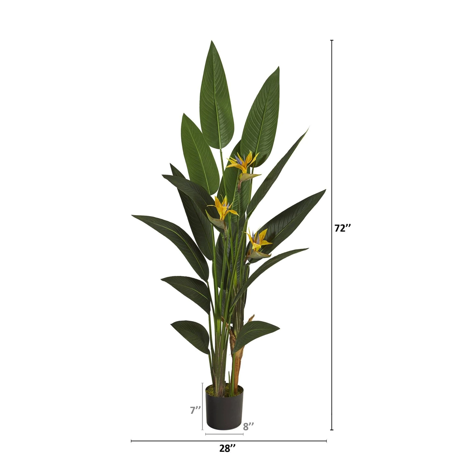 6’ Bird Of Paradise Artificial Plant 4 6’ Bird Of Paradise Artificial Plant - Image 2