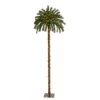 6’ Christmas Palm Artificial Tree With 200 Warm White LED Lights -Artificial Flowers Sale artificial 6 christmas palm artificial tree with 200 warm white led lights nearly natural 721202