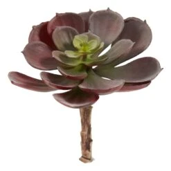 6” Artificial Echeveria Succulent (Set Of 12) -Artificial Flowers Sale artificial 6 echeveria succulent set of 12 nearly natural 540546