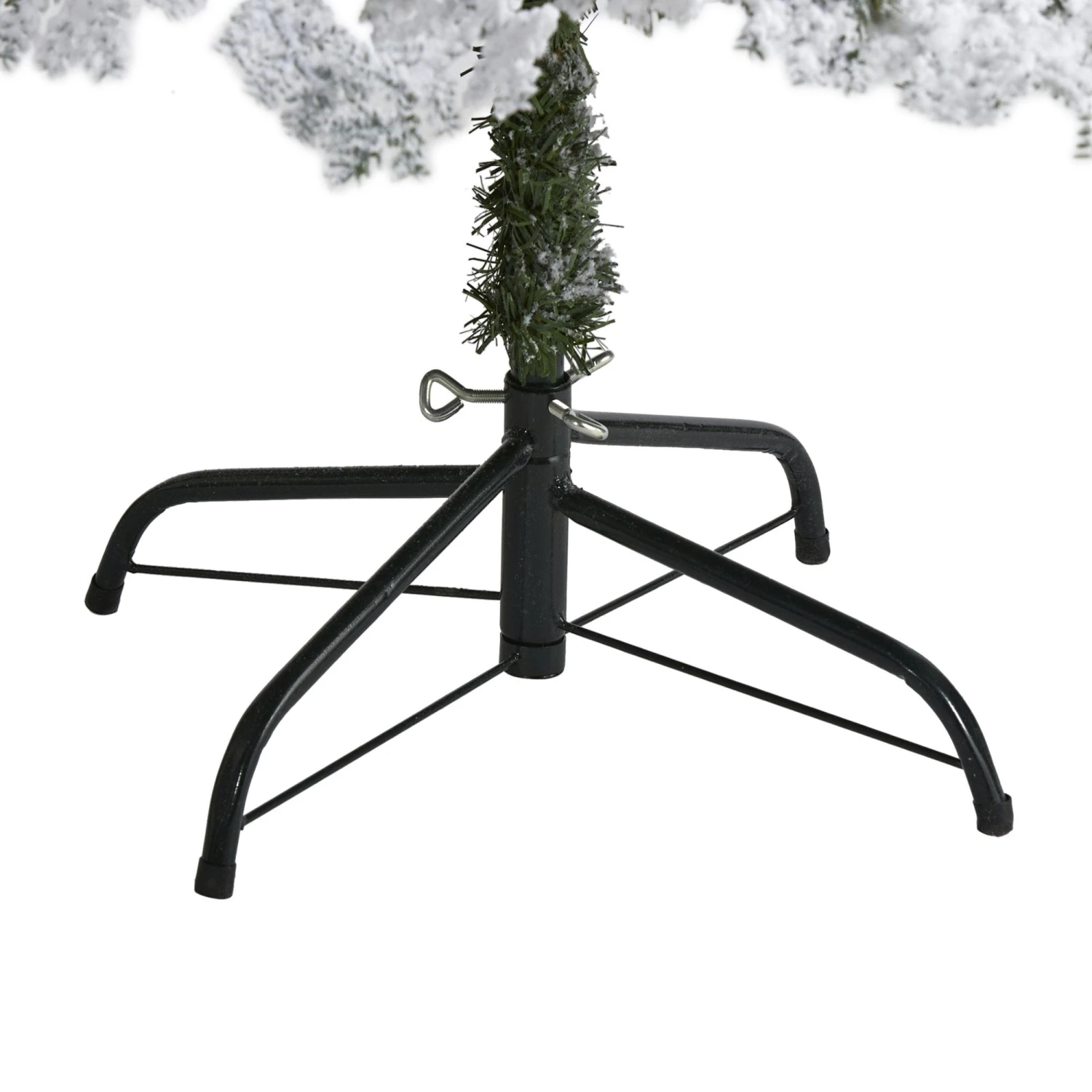 6' Flocked Montana Down Swept Spruce Artificial Christmas Tree With 250 Clear LED Lights 6 6' Flocked Montana Down Swept Spruce Artificial Christmas Tree With 250 Clear LED Lights - Image 4