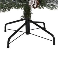 6' Flocked White River Mountain Pine Artificial Christmas Tree With Pinecones -Artificial Flowers Sale artificial 6 flocked white river mountain pine artificial christmas tree with pinecones nearly natural 776116