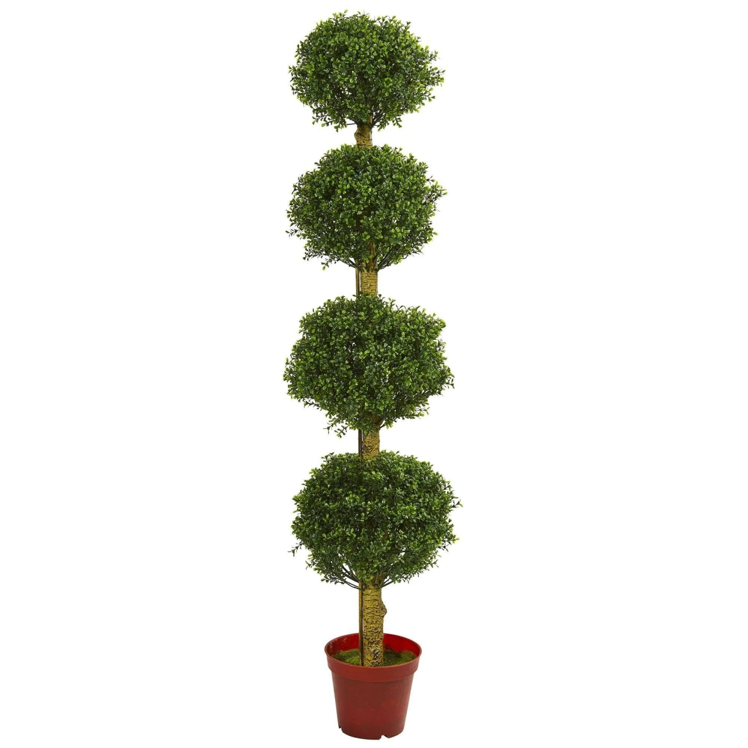 6’ Four Tier Boxwood Artificial Topiary Tree UV Resistant (Indoor/Outdoor) 3 6’ Four Tier Boxwood Artificial Topiary Tree UV Resistant (Indoor/Outdoor)