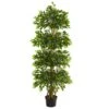 6' Four Tier Mini Ficus Artificial Tree UV Resistant (Indoor/Outdoor) -Artificial Flowers Sale artificial 6 four tier mini ficus artificial tree uv resistant indooroutdoor nearly natural 175629