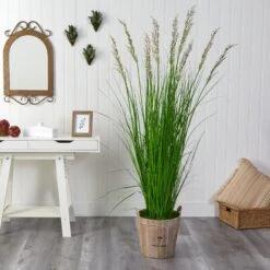 6’ Grass Artificial Plant In Farmhouse Planter 7 6’ Grass Artificial Plant In Farmhouse Planter -Artificial Flowers Sale artificial 6 grass artificial plant in farmhouse planter nearly natural 949514