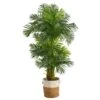 6’ Hawaii Artificial Palm Tree In Handmade Natural Jute And Cotton Planter 2 6’ Hawaii Artificial Palm Tree In Handmade Natural Jute And Cotton Planter -Artificial Flowers Sale artificial 6 hawaii artificial palm tree in handmade natural jute and cotton planter nearly natural 648102