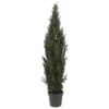 6' Mini Cedar Pine Tree (Indoor/Outdoor) 2 6' Mini Cedar Pine Tree (Indoor/Outdoor) -Artificial Flowers Sale artificial 6 mini cedar pine tree indooroutdoor nearly natural 601442