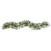 6' North Carolina Pine Artificial Christmas Garland With 30 Warm White LED Lights And Pinecones