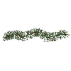 6' North Carolina Pine Artificial Christmas Garland With 30 Warm White LED Lights And Pinecones 11 6' North Carolina Pine Artificial Christmas Garland With 30 Warm White LED Lights And Pinecones -Artificial Flowers Sale artificial 6 north carolina pine artificial christmas garland with 30 warm white led lights and pinecones nearly natural 795847