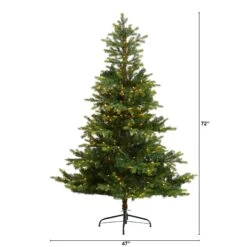 6’ North Carolina Spruce Artificial Christmas Tree With 350 Clear Lights And 631 Bendable Branches -Artificial Flowers Sale artificial 6 north carolina spruce artificial christmas tree with 350 clear lights and 631 bendable branches nearly natural 909576