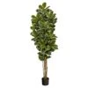 6’ Oak Artificial Tree UV Resistant (Indoor/Outdoor) -Artificial Flowers Sale artificial 6 oak artificial tree uv resistant indooroutdoor nearly natural 313527