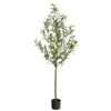 6’ Olive Artificial Tree 1 6’ Olive Artificial Tree -Artificial Flowers Sale artificial 6 olive artificial tree nearly natural 825928