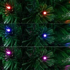 6' Slim Pre-Lit Fiber Optic Artificial Christmas Tree With 282 Colorful LED Lights 16 6' Slim Pre-Lit Fiber Optic Artificial Christmas Tree With 282 Colorful LED Lights -Artificial Flowers Sale artificial 6 slim pre lit fiber optic artificial christmas tree with 282 colorful led lights nearly natural 150674