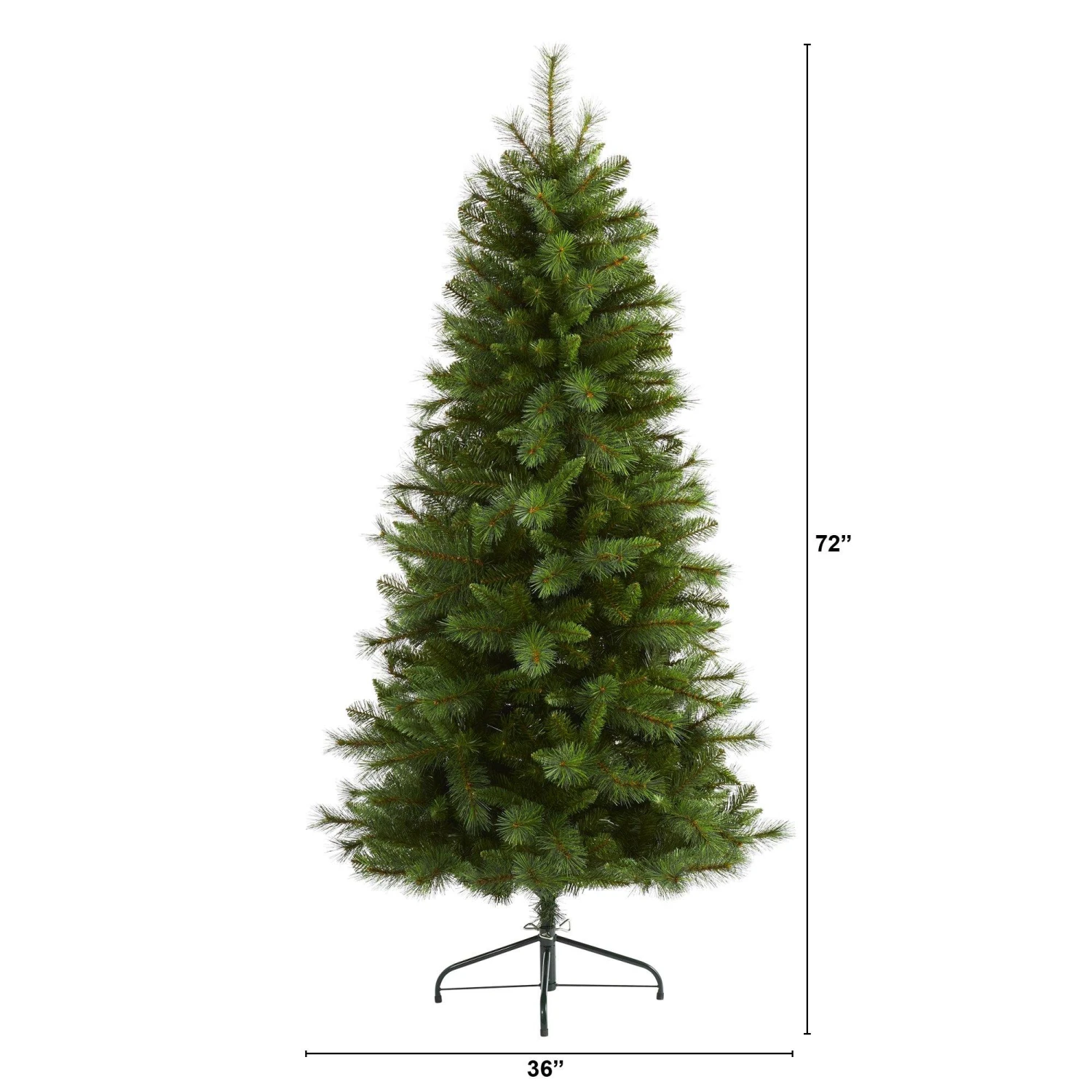 6’ Slim West Virginia Mountain Pine Artificial Christmas Tree With 629 Bendable Branches 4 6’ Slim West Virginia Mountain Pine Artificial Christmas Tree With 629 Bendable Branches - Image 2
