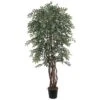 6' Smilax Silk Tree -Artificial Flowers Sale artificial 6 smilax silk tree nearly natural 535332