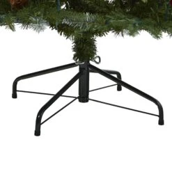 6' Snow Tipped Portland Spruce Artificial Christmas Tree With Frosted Berries And Pinecones With 300 Clear LED Lights -Artificial Flowers Sale artificial 6 snow tipped portland spruce artificial christmas tree with frosted berries and pinecones with 300 nearly natural 139773