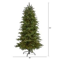 6’ South Carolina Fir Artificial Christmas Tree With 450 Clear Lights And 1598 Bendable Branches -Artificial Flowers Sale artificial 6 south carolina fir artificial christmas tree with 450 clear lights and 1598 bendable branches nearly natural 702969