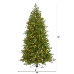 6' Vienna Fir Artificial Christmas Tree With 400 Warm White Lights And 843 Bendable Branches -Artificial Flowers Sale artificial 6 vienna fir artificial christmas tree with 400 warm white lights and 843 bendable branches nearly natural 242335