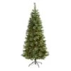 6’ White Mountain Pine Artificial Christmas Tree With 300 Clear LED Lights And Pine Cones -Artificial Flowers Sale artificial 6 white mountain pine artificial christmas tree with 300 clear led lights and pine cones nearly natural 300628