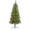 6’ Wisconsin Slim Snow Tip Pine Artificial Christmas Tree With 300 Clear LED Lights 2 6’ Wisconsin Slim Snow Tip Pine Artificial Christmas Tree With 300 Clear LED Lights -Artificial Flowers Sale artificial 6 wisconsin slim snow tip pine artificial christmas tree with 300 clear led lights nearly natural 864592