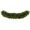 6' X 18” Christmas Pine Extra Wide Artificial Garland With 100 Multicolored LED Lights 1 6' X 18” Christmas Pine Extra Wide Artificial Garland With 100 Multicolored LED Lights -Artificial Flowers Sale artificial 6 x 18 christmas pine extra wide artificial garland with 100 multicolored led lights nearly natural 493847
