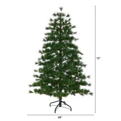 6’ Yukon Mixed Pine Artificial Christmas Tree With 864 Bendable Branches 9 6’ Yukon Mixed Pine Artificial Christmas Tree With 864 Bendable Branches -Artificial Flowers Sale artificial 6 yukon mixed pine artificial christmas tree with 864 bendable branches nearly natural 397221