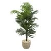 62” Kentia Artificial Palm Tree In Sandstone Planter 2 62” Kentia Artificial Palm Tree In Sandstone Planter -Artificial Flowers Sale artificial 62 kentia artificial palm tree in sandstone planter nearly natural 238460