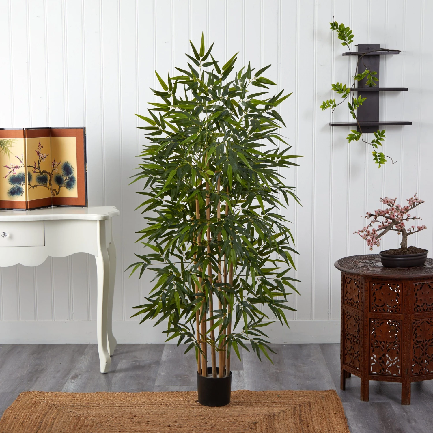 64" Bamboo Silk Tree" 4 64" Bamboo Silk Tree" - Image 2