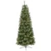 6.5' Cashmere Slim Artificial Christmas Tree With 350 Warm White Lights And 660 Bendable Branches -Artificial Flowers Sale artificial 65 cashmere slim artificial christmas tree with 350 warm white lights and 660 bendable branches nearly natural 386665