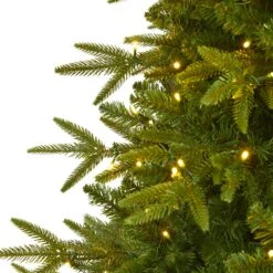 6.5’ Colorado Mountain Fir “Natural Look” Artificial Christmas Tree With 400 Clear LED Lights And 2056 Bendable Branches -Artificial Flowers Sale artificial 65 colorado mountain fir natural look artificial christmas tree with 400 clear led lights and 20 nearly natural 834603