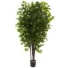 6.5’ Deluxe Ficus Tree -Artificial Flowers Sale artificial 65 deluxe ficus tree nearly natural 374251