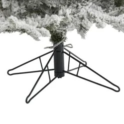 6.5' Flocked Grand Northern Rocky Fir Artificial Christmas Tree -Artificial Flowers Sale artificial 65 flocked grand northern rocky fir artificial christmas tree with 1150 warm micro multifunction nearly natural 924139