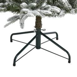 6.5’ Flocked Manchester Spruce Artificial Christmas Tree With 300 Lights And 781 Bendable Branches -Artificial Flowers Sale artificial 65 flocked manchester spruce artificial christmas tree with 300 lights and 781 bendable branches nearly natural 441586