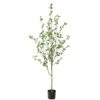 6.5' Minimalist Citrus Tree -Artificial Flowers Sale artificial 65 minimalist citrus artificial tree nearly natural 308432
