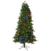 6.5' Montana Mountain Fir Artificial Christmas Tree -Artificial Flowers Sale artificial 65 montana mountain fir artificial christmas tree with 450 multi color led lights and instant conn nearly natural 613660