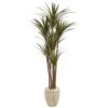 68” Giant Yucca Artificial Tree In Planter (Indoor/Outdoor) -Artificial Flowers Sale artificial 68 giant yucca artificial tree in planter uv resistant indooroutdoor nearly natural 674678
