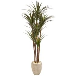 68” Giant Yucca Artificial Tree In Planter (Indoor/Outdoor)
