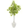 68” Lemon Artificial Tree In White Planter 2 68” Lemon Artificial Tree In White Planter -Artificial Flowers Sale artificial 68 lemon artificial tree in white planter nearly natural 426790