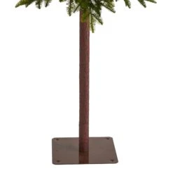 7’ Alaskan Alpine Artificial Christmas Tree With 150 Clear Microdot (Multifunction) LED Lights And 165 Bendable Branches -Artificial Flowers Sale artificial 7 alaskan alpine artificial christmas tree with 150 clear microdot multifunction led lights and 1 nearly natural 742204