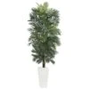 7’ Areca Artificial Tree In White Tower Planter 2 7’ Areca Artificial Tree In White Tower Planter -Artificial Flowers Sale artificial 7 areca artificial tree in white tower planter nearly natural 119130