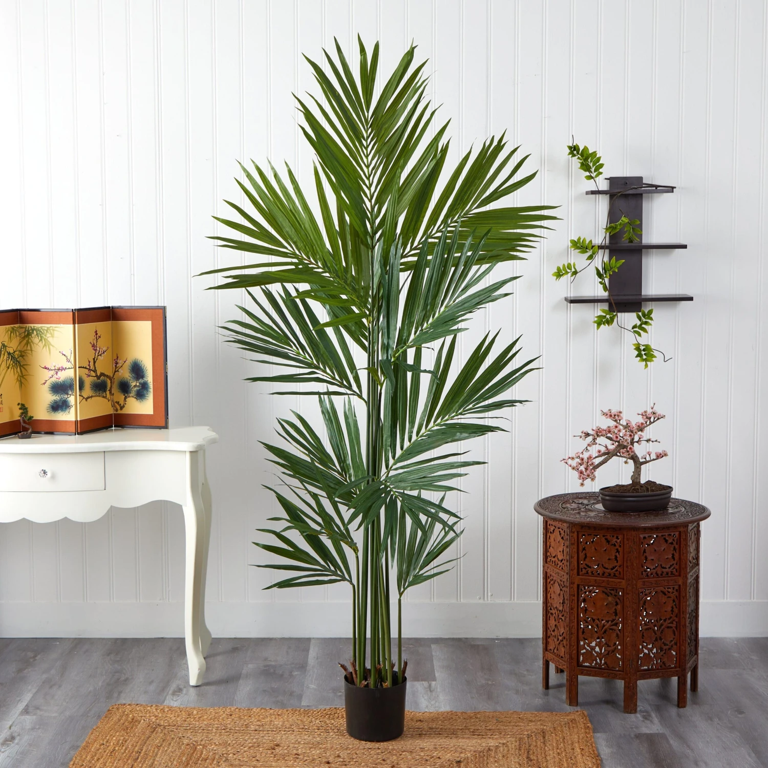 7' Artificial Kentia Palm Silk Tree Released 7 7' Artificial Kentia Palm Silk Tree Released - Image 5