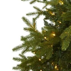 7’ Belgium Fir “Natural Look” Artificial Christmas Tree With 500 Clear LED Lights -Artificial Flowers Sale artificial 7 belgium fir natural look artificial christmas tree with 500 clear led lights nearly natural 222740