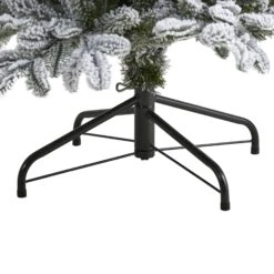 7’ Flocked North Carolina Fir Artificial Christmas Tree With 550 Warm White Lights And 2090 Bendable Branches -Artificial Flowers Sale artificial 7 flocked north carolina fir artificial christmas tree with 550 warm white lights and 2090 bendable nearly natural 726075