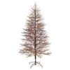 7' Frosted Berry Twig Christmas Tree With 450 Multicolored Gum Ball LED Lights And 1192 Bendable Branches -Artificial Flowers Sale artificial 7 frosted berry twig tree with 450 multicolored gum ball led lights and 1192 bendable branches nearly natural 292051