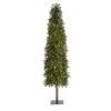 7’ Grand Alpine Artificial Christmas Tree With 400 Clear Lights And 950 Bendable Branches On Natural Trunk -Artificial Flowers Sale artificial 7 grand alpine artificial christmas tree with 400 clear lights and 950 bendable branches on natural nearly natural 196523